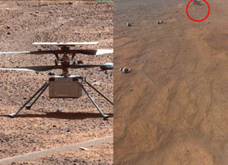 Así espió el helicóptero Ingenuity al rover Perseverance durante un vuelo en Marte