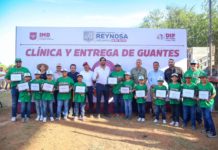 Celebraron Municipio y DIF-Reynosa Clínica y Torneo de Béisbol Infantil