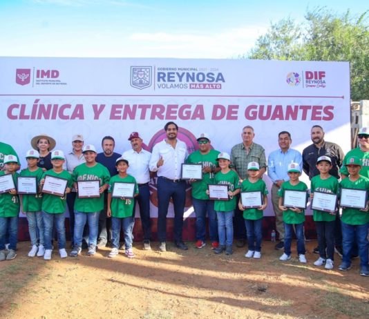 Celebraron Municipio y DIF-Reynosa Clínica y Torneo de Béisbol Infantil