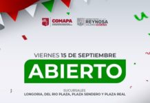 Sucursales principales de COMAPA permanecerán abiertas este 15 de septiembre