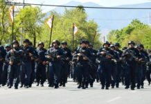 Participa SSPT en tradicional desfile de la Independencia de México