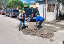 Subsanó COMAPA fugas de agua potable en el fraccionamiento San Valentín