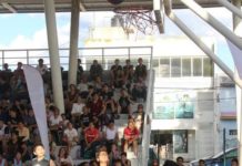 Juegan torneo relámpago de basquetbol 3×3 en actividades del ‘Túnel de la Paz’