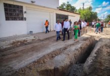 Recorrió Presidente Carlos Peña Ortiz obra junto a colonos