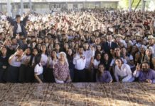 Participa Gobierno de Reynosa en inicio de Ciclo Escolar 2023-2024 del CETIS 71