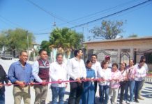 Alcalde inaugura obra de pavimentación hidráulica en la Aquiles Serdán
