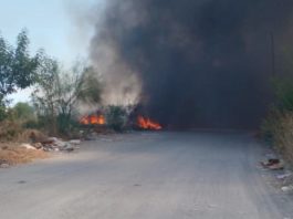 Bomberos sofocan incendios en pastizales que dejaron daños materiales