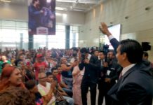 Ciudadanos acuden a Segundo Informe de gobierno de Reynosa