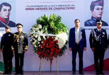 Conmemoraron 176 aniversarios de la gesta heroica de los Niños Héroes