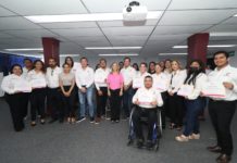 Capacita DIF Tampico a Personal de Comapa Sur en Lenguaje en Señas