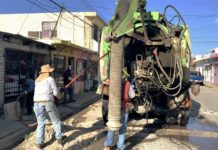 Efectuó COMAPA sondeo de líneas generales y descargas en Jarachina Sur