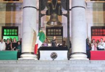 Encabeza Chucho Nader Emotiva Ceremonia del Grito de Independencia