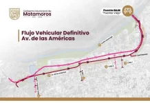 Informa Gobierno de Matamoros circulación definitiva en área del Puente Viejo Internacional