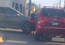 Se impactan dos unidades en la zona Centro y dejan solo daños materiales