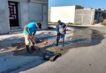 Restauró COMAPA líneas de conducción de agua en diferentes sectores