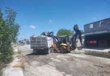 Construye Gobierno de Reynosa pavimentación hidráulica de calle Amado Nervo