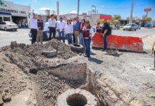 Supervisó Alcalde de Reynosa obra en la colonia Aquiles Serdán