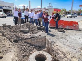 Supervisó Alcalde de Reynosa obra en la colonia Aquiles Serdán