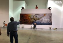 Trasladó Municipio el mural “Reynosa Viva” al Auditorio Municipal