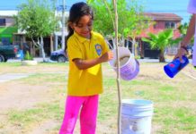 Niños y niñas principales promotores ecológicos en Reynosa