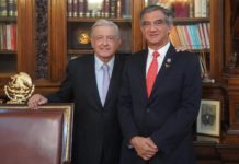 Se reúne el gobernador con el presidente Andrés Manuel López Obrador