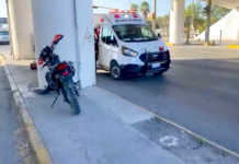 Accidente vial deja dos personas lesionadas en el boulevard Morelos