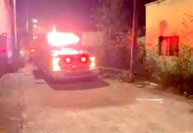 Bomberos acuden a sofocan incendio en vivienda en la zona Centro