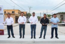 Inauguran obra de pavimentación en calles de Río Bravo