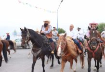 Realizan tradicional Cabalgata Conmemorativa al 73 Aniversario de Miguel Alemán