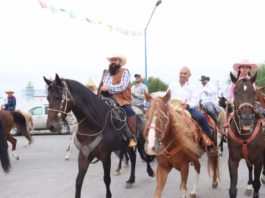 Realizan tradicional Cabalgata Conmemorativa al 73 Aniversario de Miguel Alemán