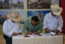 Firman convenio para la ejecución del programa integral “Rutas Mágicas de Color”