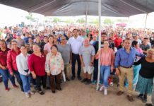 Reciben familias de San Valentín 780 apoyos