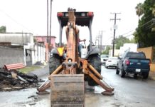 Continúa COMAPA con rehabilitación de drenaje sanitario en la colonia Beatty