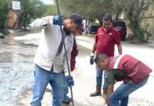 Atendió COMAPA reportes de fugas de agua residual en Bugambilias Campestre