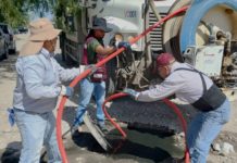 Eliminó COMAPA fugas de agua residual en la colonia Benito Juárez