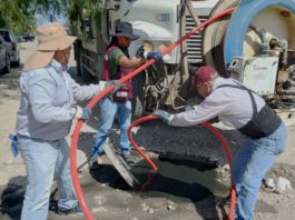 Eliminó COMAPA fugas de agua residual en la colonia Benito Juárez