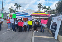 Continúa paro laboral y bloqueo de trabajadores de la PJF en Tampico