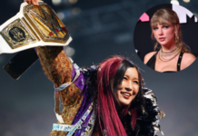 ¿Taylor Swift a WWE? La campeona femenina, Iyo Sky está lista para enfrentar a la cantante