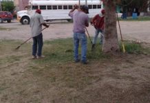 Realizan mantenimiento de calles del fraccionamiento Brisas del Campo