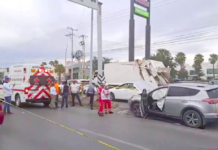 Muere persona en concurrido boulevard al parecer el dio un paro al miocardio
