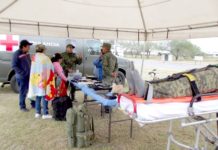 Realizan tradicional paseo dominical en las inhalaciones del Cuartel Militar