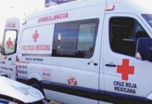 Unidad medica auxilio a persona lesionada en la colonia Del Prado
