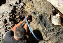 Soluciona COMAPA fuga de agua potable en Reserva Territorial Campestre