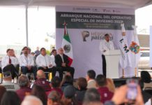 Arranca Gobernador Américo Villarreal Anaya acompañado por el Alcalde Carlos Peña Ortiz el Operativo Invierno 2023 Bienvenido Paisano