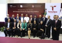 Preside gobernador instalación del Consejo Estatal de Seguridad Pública de Tamaulipas