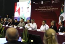 Preside gobernador instalación del Consejo Estatal de Seguridad Pública de Tamaulipas