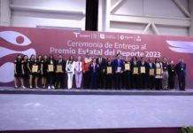 Entrega Américo Premio Estatal del Deporte 2023