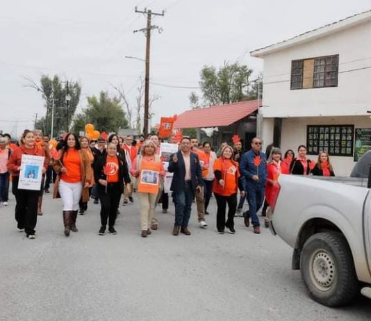 Marchan en el “Día internacional de la eliminación de la violencia contra las mujeres