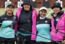 Equipo mexicano de arco recurvo femenil rompe récord panamericano