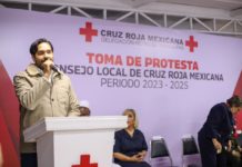 Participó Alcalde Carlos Peña Ortiz en la toma de protesta de nueva mesa directiva de la Cruz Roja